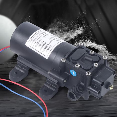Wasserpumpe Selbstansaugende Pumpe 12V Hochdruckpumpe Membranpumpe Pumpe 4l/min (1/5)