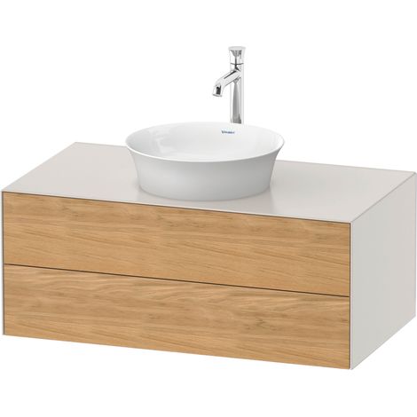 Duravit White Tulip, meuble sous-lavabo mural, largeur 1000 x