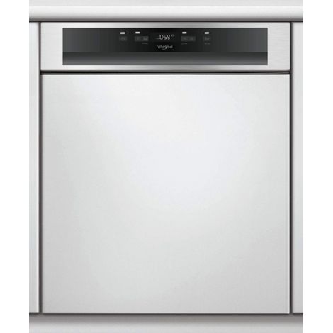 Whirlpool – Lave-vaisselle intégré 60 cm – 14 couverts – Classe énergétique E – Niveau sonore 46 dB – 8 programmes – Départ différé – WBC3C26X