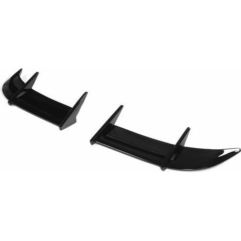 Couvercle d'aile de becquet arrière noir brillant pour Volkswagen pour VW Golf 6 MK6 GTI R20 Extension de becquet de toit de fenêtre arrière (1/4)