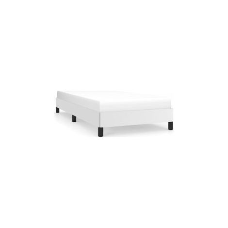 Cadre de lit Blanc 90x190 Similicuir (1/5)