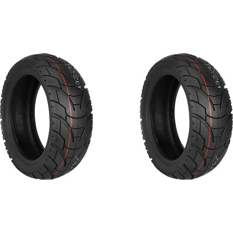 2X Pneu D'Autoroute 80/65-6,5 de 10 Pouces pour Pneu de Scooter Électrique pour Zero 10X 255x80 10x3