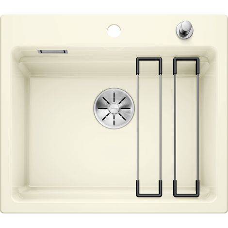 Évier en céramique Etagon 6 - Sous-meuble de 60 cm - Magnolia cristal - 584 x 510 x 200 mm - Vidage Automatique - Blanco (1/5)