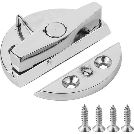 Loquet à bouton tournant en inox 316 pour porte (1/5)