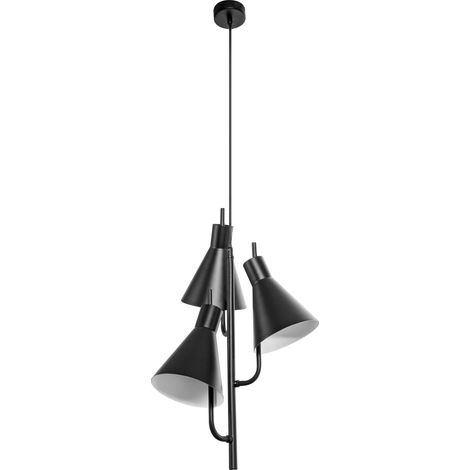 OSRAM DECOR Suspension Tokio Pendant, noir, 14W, 1260lm, module LED avec couleur de lumière blanc chaud (3000K), style japonais, longue durée de vie de 30 000 heures, protection IP20 (1/5)