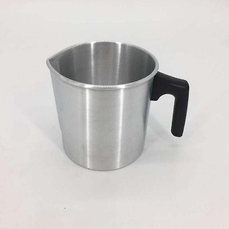Pot à fondre les bougies de 1,2 l, récipient pour faire fondre la cire, pot à verser pour la fabrication de bougies maison. (1/2)