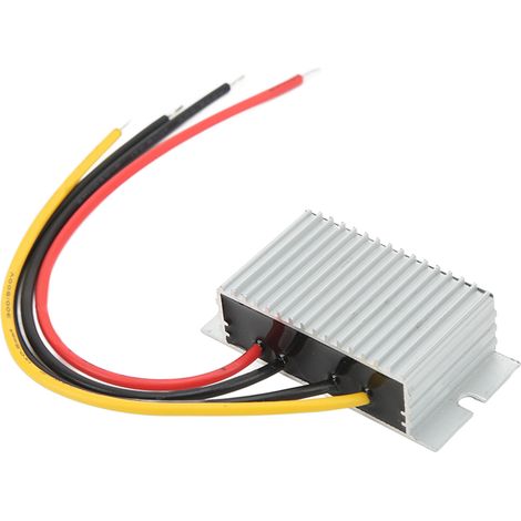 Convertisseur DC-DC 5A 24V vers 12V en boîtier aluminium pour systèmes de sécurité (1/5)