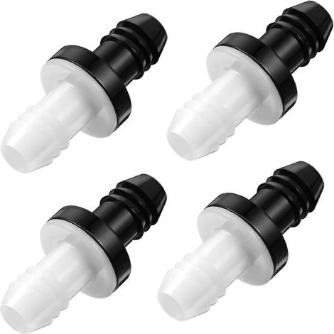 4-piece check valve 3/8 inch 10 mm ABS plug-in check valve fuel water gas air one-way check valve (1/5)