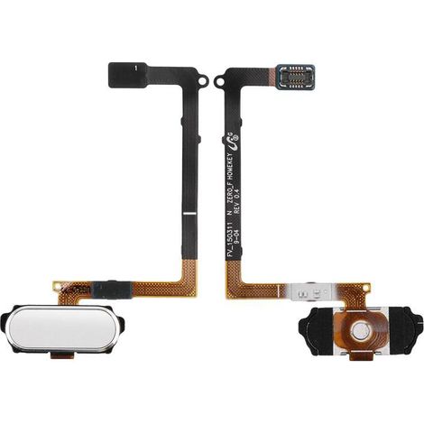 Pulsante Home con cavo flessibile bianco per Samsung Galaxy S6, MSPP70793