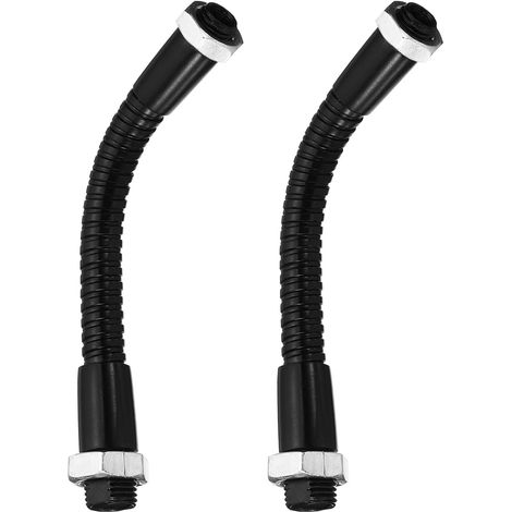 2 Pièces Tuyau Souple Universel Filetage Fin M10 Vers M8 Noir (1/5)