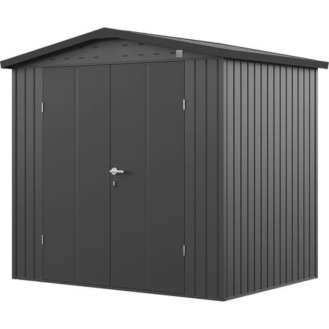 GFP Primeyard Abri de jardin en métal 210x150x205 cm armoire de jardin anthracite (1/5)