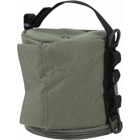 Distributeur de papier toilette portable et étanche pour le camping, la randonnée et les voyages (vert olive) (1/5)