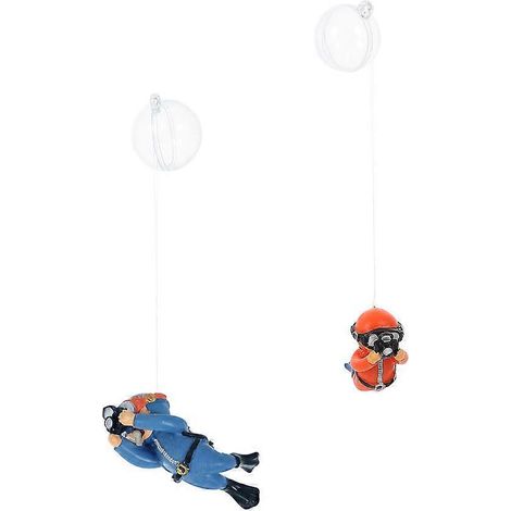 Ensemble de 2 pièces représentant des plongeurs flottants décoratifs pour aquarium, décorations pour aquarium (plongeur) (1/5)