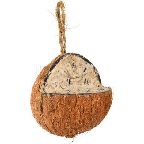 Graines oiseaux Noix de coco suspendre (1/3)