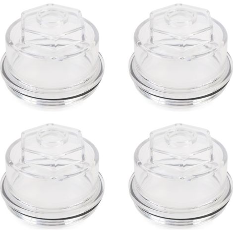 Kit de capuchons anti-poussière pour bain d'huile, 4 jeux de 3 à 3/4 pouces, 12011-1, Kit de capuchons d'essieu de remorque pour essieux Rockwell 9-16K, 3,75 pouces, 8 fils. (1/4)