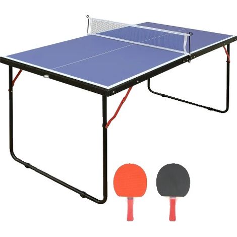 Mesa de ping pong, construcción duradera, diseño portátil, como se muestra en la imagen. (1/2)