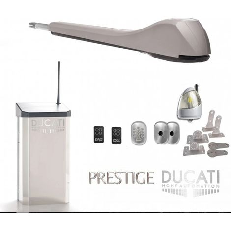 Kit Motorisation Portail Automatisme Ducati Home Automation EVE 948T PRO MONO - Pour portail battant 1 vantail jusqu'à 5m max 500 kg (1/5)