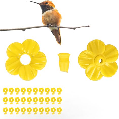 Flores que sirven de alimento a los colibríes: 30 flores de repuesto multicolores. (1/5)