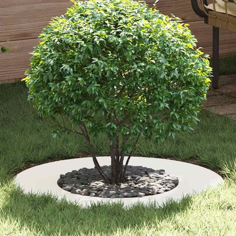 geeignet für flache Baumringe 5 pcs Weiß Ø40 / 70 cm Stahl