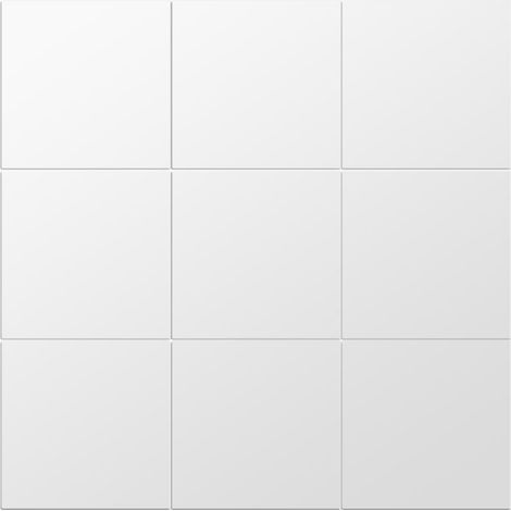 16pcs DIY Carrés miroirs autocollants pour le mur 15cm, 3D Décoration pour bricolage acrylique (1/5)