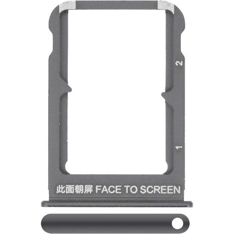 Vassoio per scheda SIM per Xiaomi Mi Mix 3 (M1810E5A) nero (1/3)