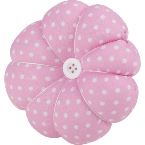 Kürbisförmiges Nadelkissen, rosa Nadelhalter fürs Handgelenk, DIY-Nähwerkzeug mit verstellbarem Armband (1/5)