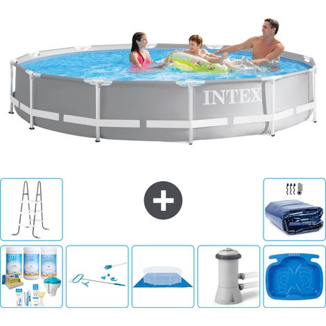 Intex Piscine Prism Frame Ronde - 366x76 cm - 8-pièces S20536 (1/5)