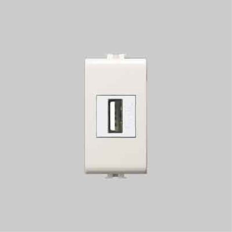 Alimentatore da incasso usb 'easy' bianco EC ELETTROCANALI (1/2)