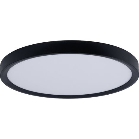 Plafón LED Techo Circular CCT 40W - IP40 - Negro