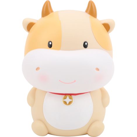 Tirelire Enfant en Forme de Veau, Matériau Écologique, Design Mignon pour Chambre (1/5)