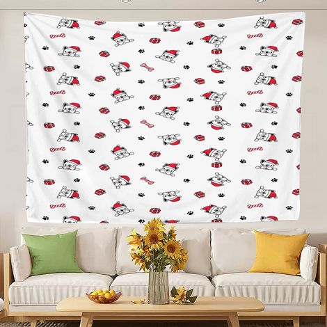 Tissu mural décoratif - Tapisserie tendance au design attrayant pour chambre à coucher - Séchage rapide 150x130cm (1/5)