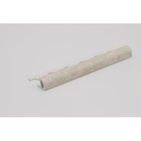 Profilo projolly marmo h 10 mm travertino chiaro barra da 2,7 ml