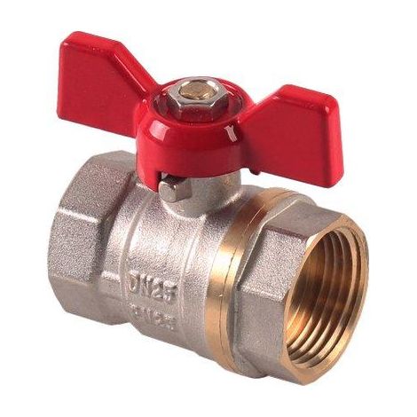 VALVOLA SFERA FF FARFALLA STARS - OTTONE NICHELATO 1/2F- 4 pezzi