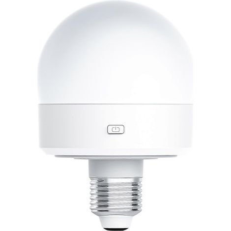 Ampoule rechargeable sans fil avec télécommande, lampe de secours à intensité variable de type « puck » sans fil, pour applique murale non câblée (1/5)