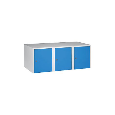 Wolf Armadietto sovrapponibile München 3 scomparti blu