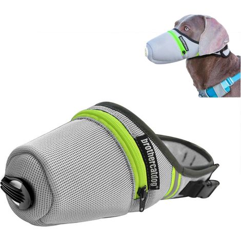 Générique Masque pour Chien, réutilisable, Respirant, avec Filtre à air, Masque Facial à gaz réglable, Masque respiratoire pour Chiens de Grande et Petite Taille