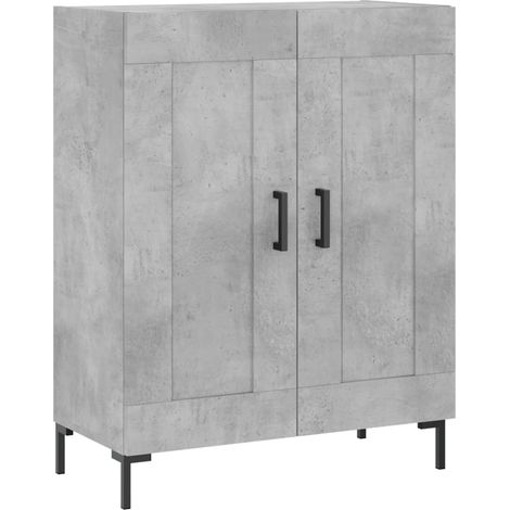 Credenza cassettiera mobile contenitore organizer cucina soggiorno salotto 695 x 34 x 90 cm legno ingegnerizzato grigio 020032007