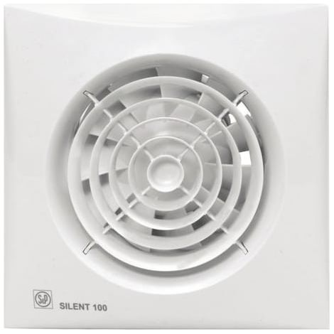 Intermittierender Luftbefeuchter mit Feuchtigkeitssensor, Silent Design, 100 mm - S&P