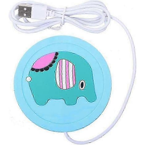 Chauffe-tasse USB 25-26 cm – Idéal pour le bureau ou la maison – Design élégant bleu (1/4)