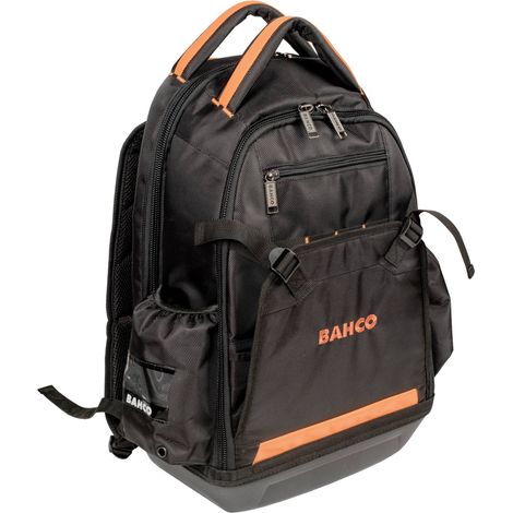 Bahco – Sac à dos pour électricien – Polyester 1680D étanche – Dimensions 335 x 560 x 190 mm – Capacité 20 kg – Transport sécurisé d'outils