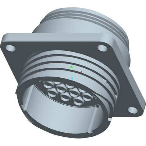 TE Connectivity 213870-1 Cosse cylindrique mâle embase femelle Nombre total de pôles: 19 Série (connecteur rond): CPC 1 pc(s) Y197021 (1/5)