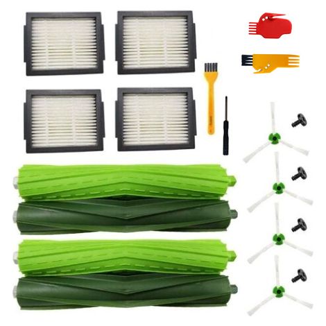 Pièces de Rechange pour iRobot Roomba i7 i7+/i7 Plus E5 E6 E7 Series Brosses Roomba Série I & E Kits de Remplacement (1/5)
