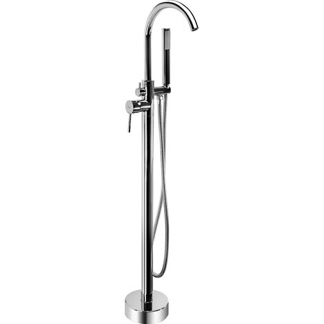 RUBINETTO DA PAVIMENTO PER VASCA DA BAGNO REA LUNGO CHROME