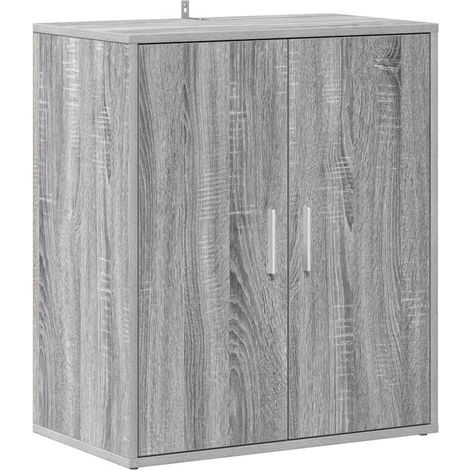 Maison Exclusive - Scarpiera Grigio Sonoma 60x35x70 cm in Legno Multistrato