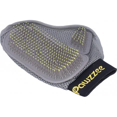 Brosse pour chien et chat en forme de gant - Élimine les poils morts, démêle et prend soin du pelage - Brosse en caoutchouc pour l'épilation-AquaForge