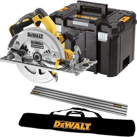Dewalt DCS572N 18v XR Brushless 184mm Circular Saw + Tstak Case Guide Rail + Bag