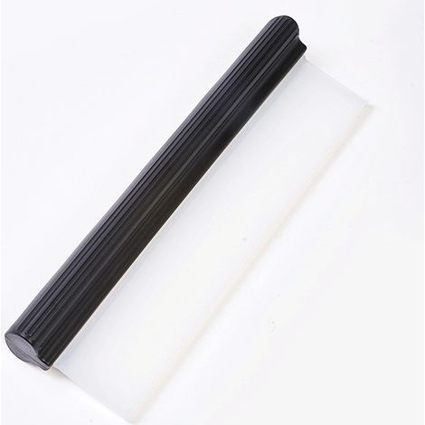 31 cm Silikon-Autotrockenabzieher, flexibler T-förmiger Wasserabzieher für Auto, Windschutzscheibe, Glas, Fenster, Spiegel, Badezimmer, automatischer Abzieher (schwarz) (1/5)