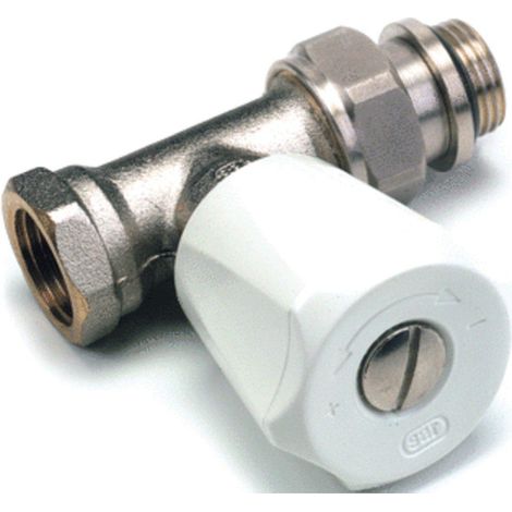 SAR Robinet d'arrêt de radiateur droit 1/2 auto-obturant Kvs 1,25 m3 h 409U (1/5)