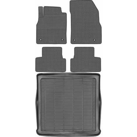Juego de alfombrillas de goma para coche y maletero para Opel Astra IV J Kombi (2010-2015).