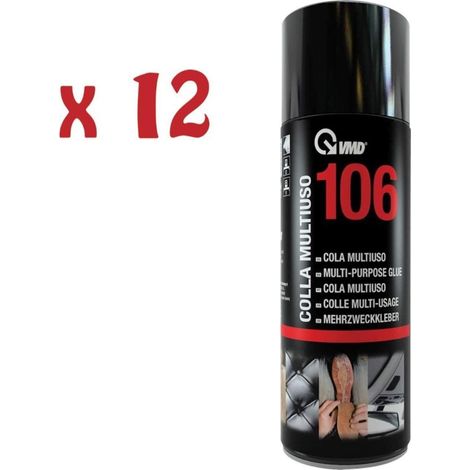 12 bombolette spray adesivo colla multiuso 400 ml Vmd 106